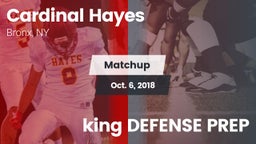 Matchup: Cardinal Hayes vs. king DEFENSE PREP 2018