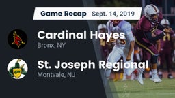 Recap: Cardinal Hayes  vs. St. Joseph Regional  2019