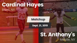 Matchup: Cardinal Hayes vs. St. Anthony's  2019