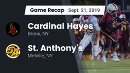 Recap: Cardinal Hayes  vs. St. Anthony's  2019