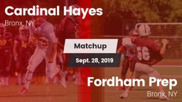 Matchup: Cardinal Hayes vs. Fordham Prep  2019