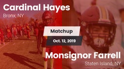 Matchup: Cardinal Hayes vs. Monsignor Farrell  2019