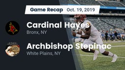 Recap: Cardinal Hayes  vs. Archbishop Stepinac  2019