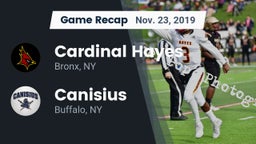 Recap: Cardinal Hayes  vs. Canisius  2019