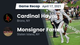 Recap: Cardinal Hayes  vs. Monsignor Farrell  2021