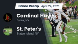 Recap: Cardinal Hayes  vs. St. Peter's  2021