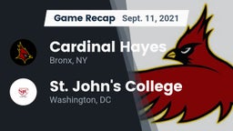 Recap: Cardinal Hayes  vs. St. John's College  2021