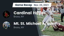 Recap: Cardinal Hayes  vs. Mt. St. Michael Academy  2021