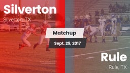 Matchup: Silverton vs. Rule  2017