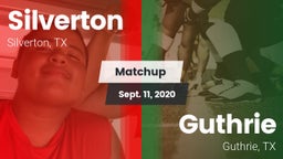 Matchup: Silverton vs. Guthrie  2020