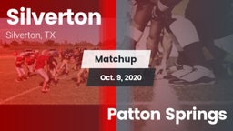 Matchup: Silverton vs. Patton Springs  2020