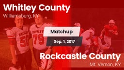 Matchup: Whitley County vs. Rockcastle County  2017