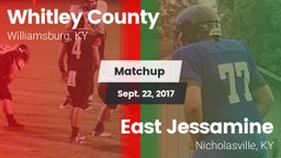 Matchup: Whitley County vs. East Jessamine  2017