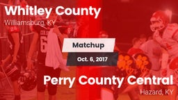 Matchup: Whitley County vs. Perry County Central  2017