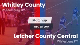 Matchup: Whitley County vs. Letcher County Central  2017