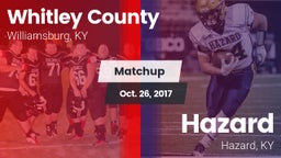Matchup: Whitley County vs. Hazard  2017