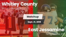 Matchup: Whitley County vs. East Jessamine  2018