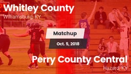 Matchup: Whitley County vs. Perry County Central  2018