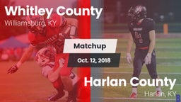 Matchup: Whitley County vs. Harlan County  2018