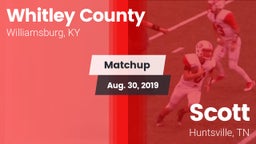 Matchup: Whitley County vs. Scott  2019