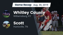 Recap: Whitley County  vs. Scott  2019