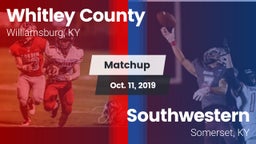 Matchup: Whitley County vs. Southwestern  2019