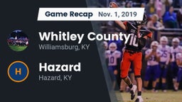 Recap: Whitley County  vs. Hazard  2019