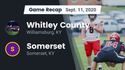 Recap: Whitley County  vs. Somerset  2020