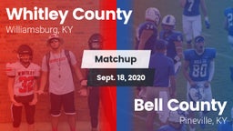 Matchup: Whitley County vs. Bell County  2020