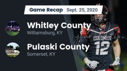 Recap: Whitley County  vs. Pulaski County  2020
