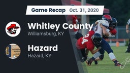 Recap: Whitley County  vs. Hazard  2020