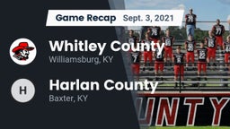 Recap: Whitley County  vs. Harlan County  2021