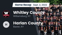 Recap: Whitley County  vs. Harlan County  2022