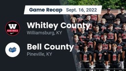 Recap: Whitley County  vs. Bell County  2022