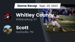 Recap: Whitley County  vs. Scott  2023