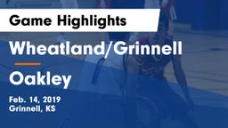 Wheatland/Grinnell vs Oakley Game Highlights - Feb. 14, 2019