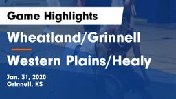 Wheatland/Grinnell vs Western Plains/Healy Game Highlights - Jan. 31, 2020