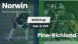 Matchup: Norwin vs. Pine-Richland  2018