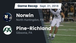 Recap: Norwin  vs. Pine-Richland  2018