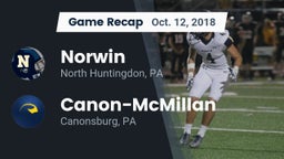 Recap: Norwin  vs. Canon-McMillan  2018