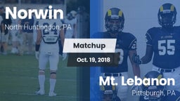 Matchup: Norwin vs. Mt. Lebanon  2018
