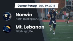 Recap: Norwin  vs. Mt. Lebanon  2018