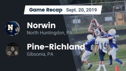 Recap: Norwin  vs. Pine-Richland  2019