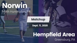 Matchup: Norwin vs. Hempfield Area  2020