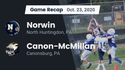 Recap: Norwin  vs. Canon-McMillan  2020