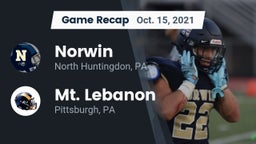 Recap: Norwin  vs. Mt. Lebanon  2021