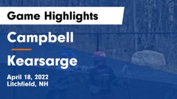 Campbell  vs Kearsarge Game Highlights - April 18, 2022