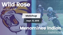 Matchup: Wild Rose vs. Menominee Indian  2019