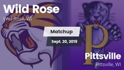 Matchup: Wild Rose vs. Pittsville  2019