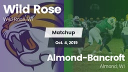 Matchup: Wild Rose vs. Almond-Bancroft  2019